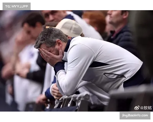 热刺球迷终场哨响后掩面失望，球队15轮不胜